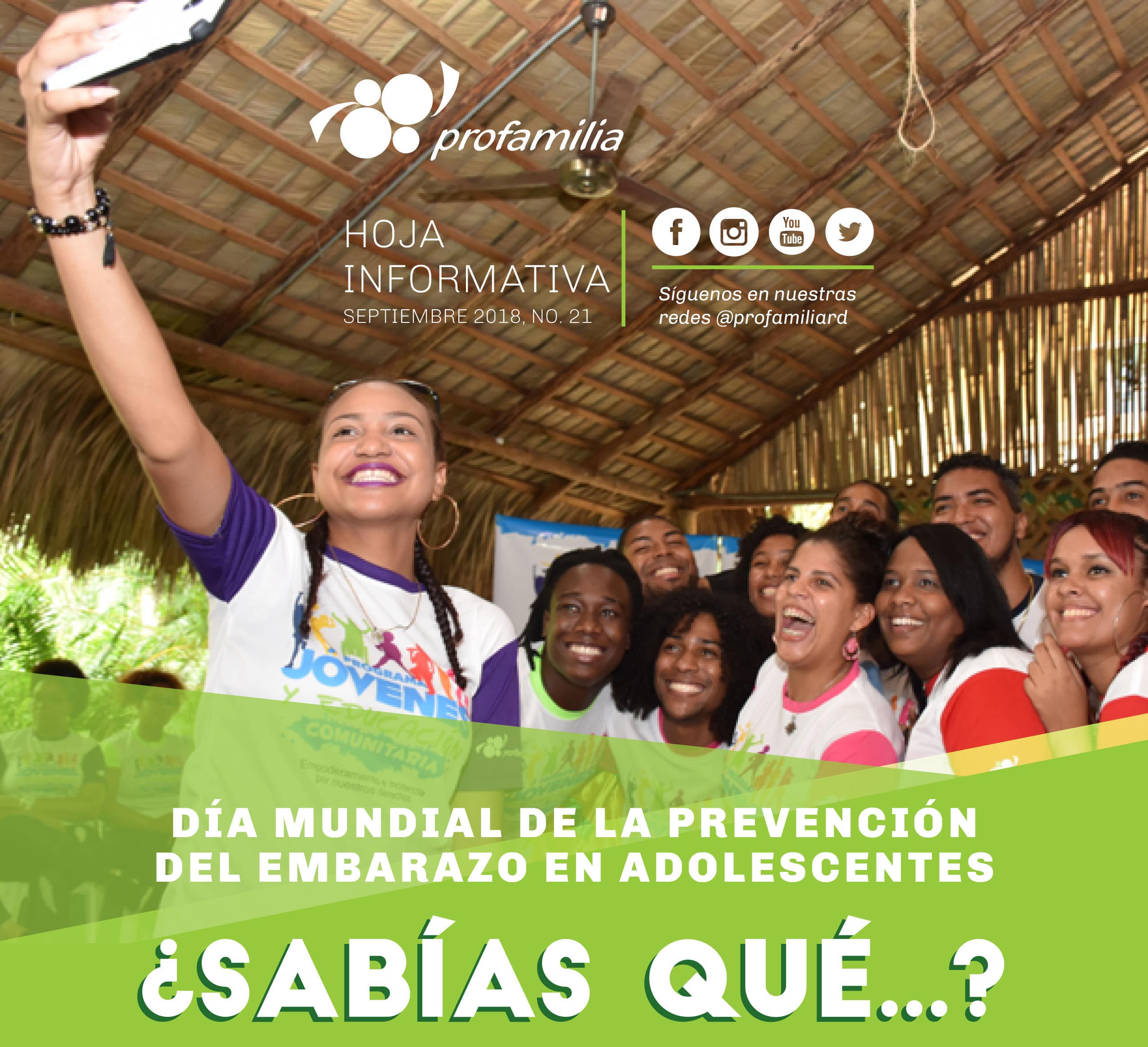 Hoja Informativa No. 21: Día Mundial de la Prevención del Embarazo en Adolescentes