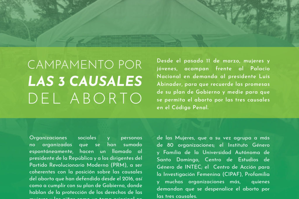 Campamento por las 3 causales del aborto: Hoja Informativa No. 53