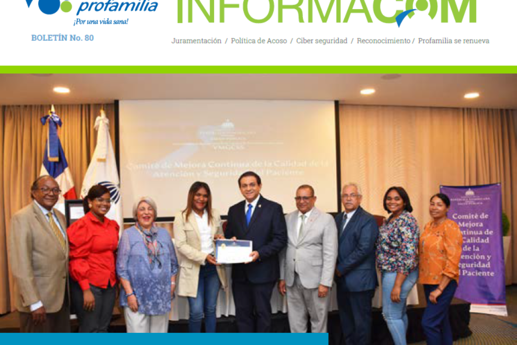 Nueva estructura: Profamilia se renueva. Boletín Informacom No. 80