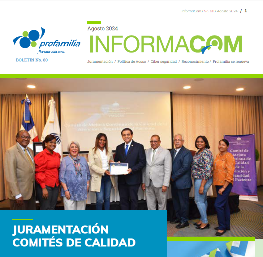 Nueva estructura: Profamilia se renueva. Boletín Informacom No. 80