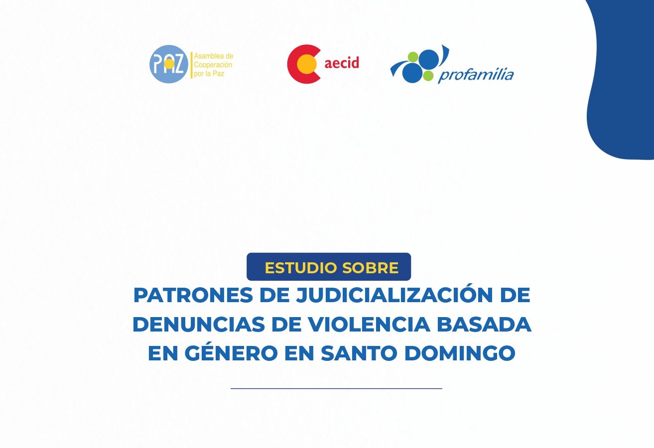 ESTUDIO SOBRE PATRONES DE JUDICIALIZACIÓN DE DENUNCIAS DE VIOLENCIA BASADA EN GÉNERO EN SANTO DOMINGO