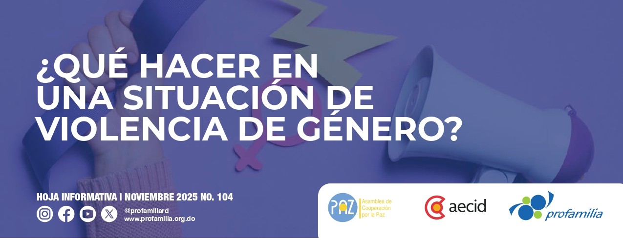 ¿QUÉ HACER EN UNA SITUACIÓN DE VIOLENCIA DE GÉNERO?