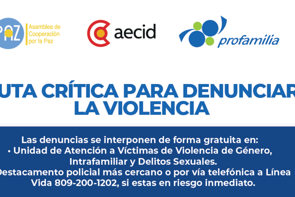 RUTA CRÍTICA PARA DENUNCIAR LA VIOLENCIA