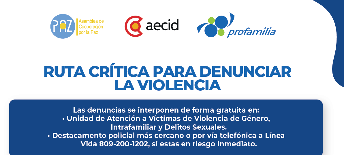 RUTA CRÍTICA PARA DENUNCIAR LA VIOLENCIA