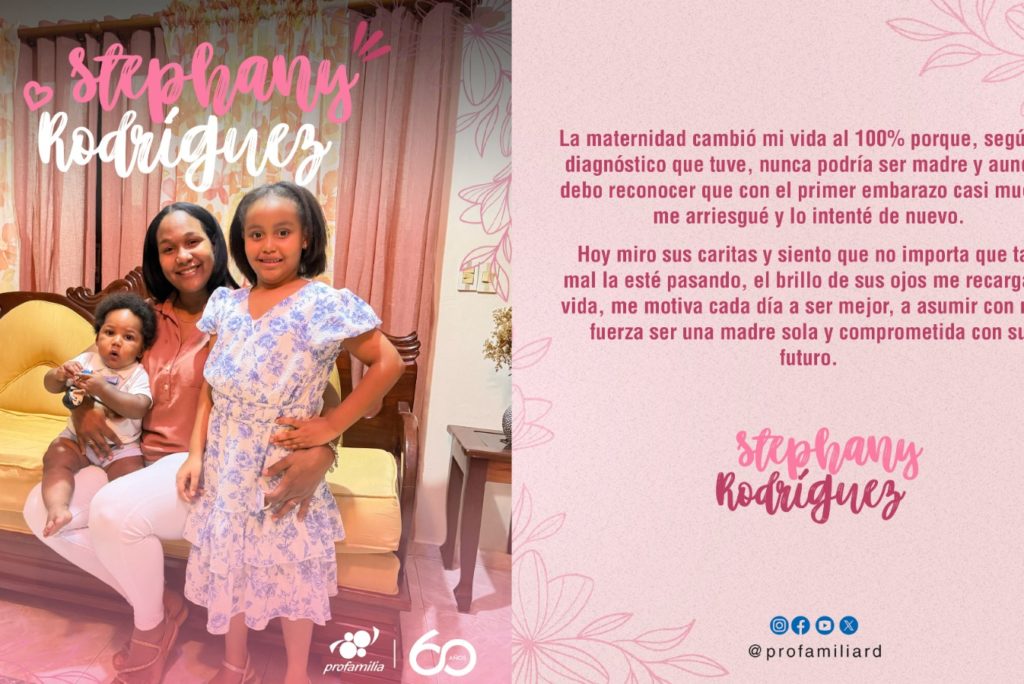 “La maternidad cambió mi vida al 100% porque, según el diagnóstico que tuve, nunca podría ser madre”