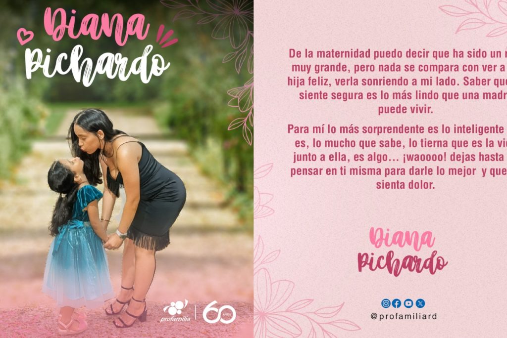 “La maternidad puedo decir que ha sido un reto muy grande, pero nada se compara con ver a mi hija feliz”